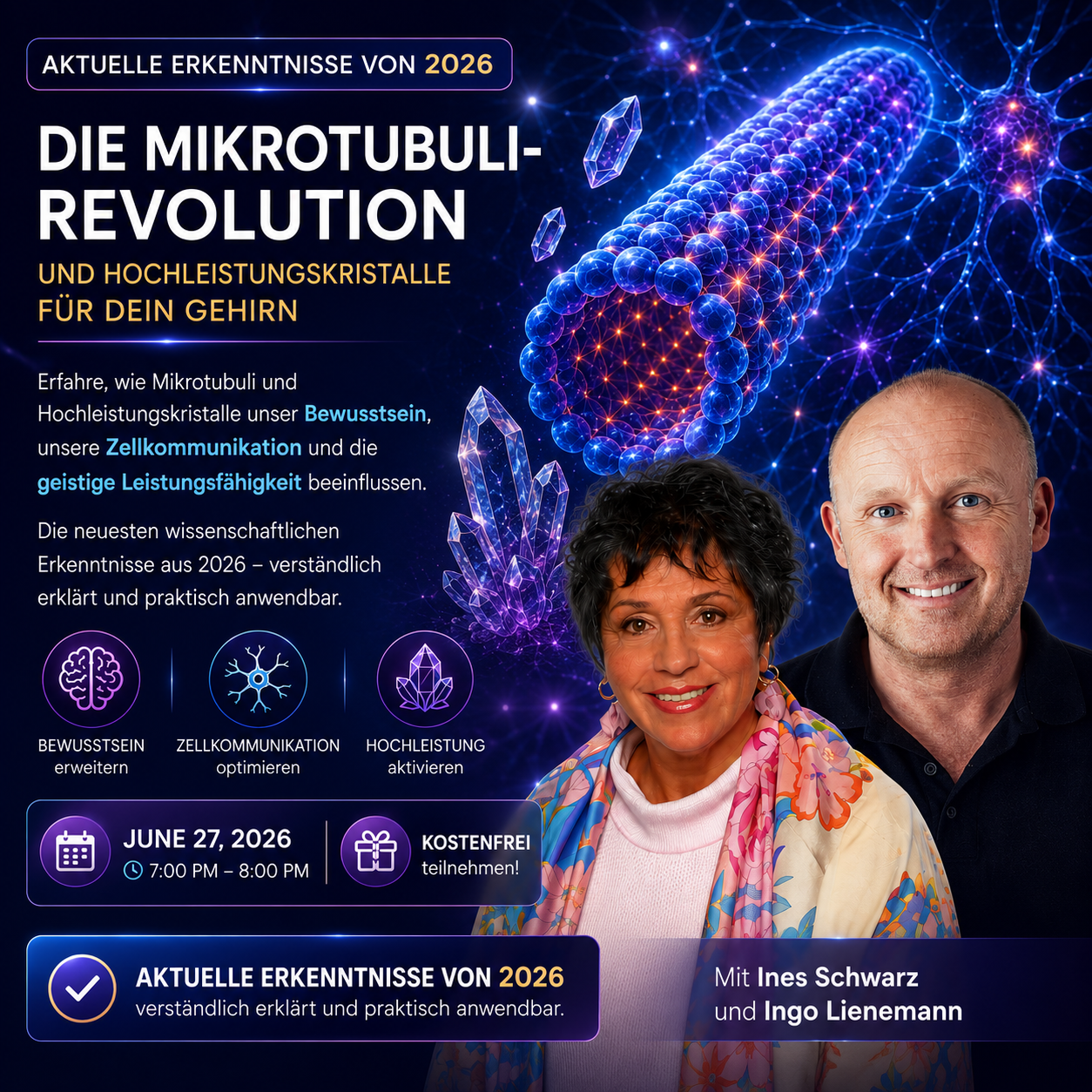 Die Mikrotubuli-Revolution und Hochleistungskristalle für Dein Gehirn