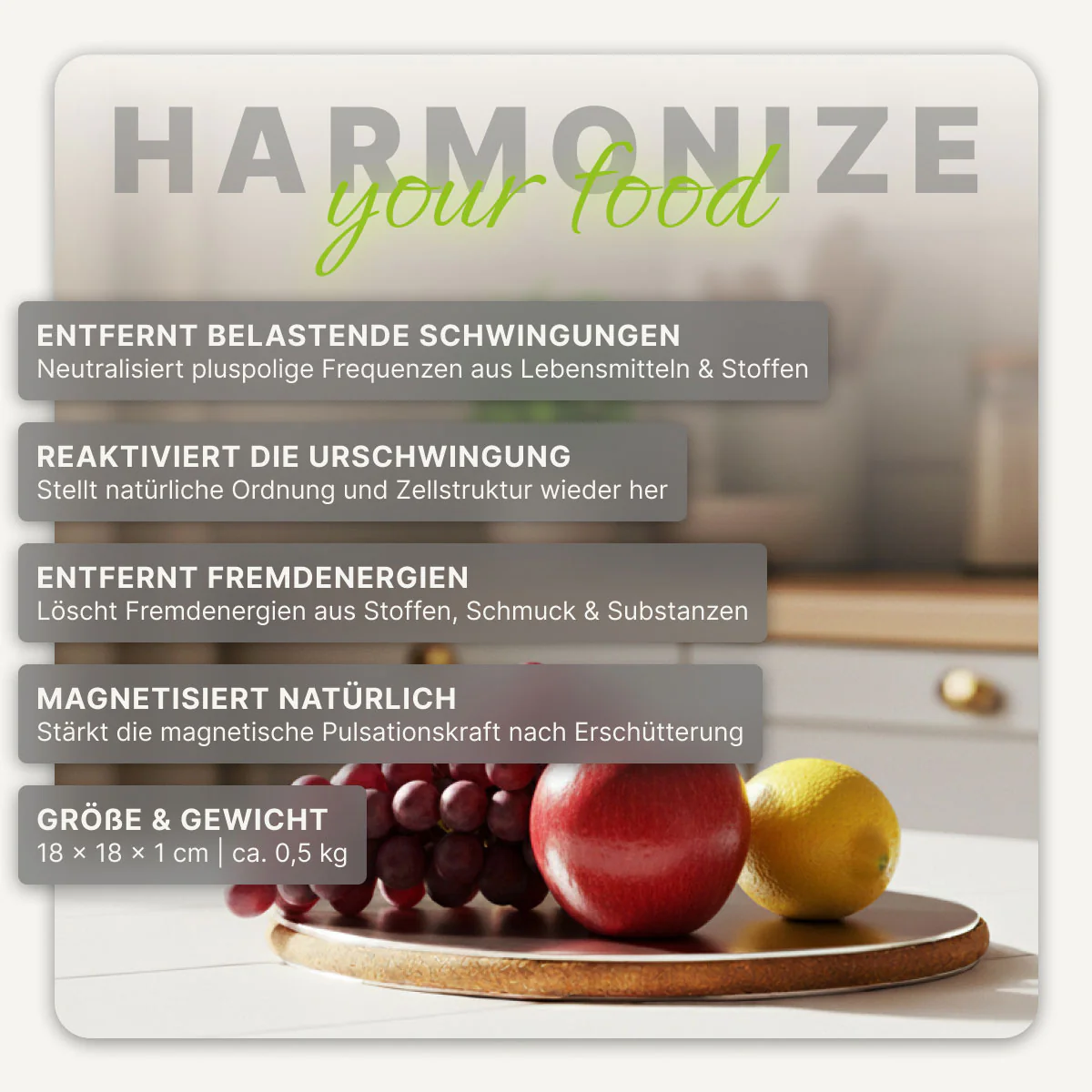BIOGETA Detox-Platte